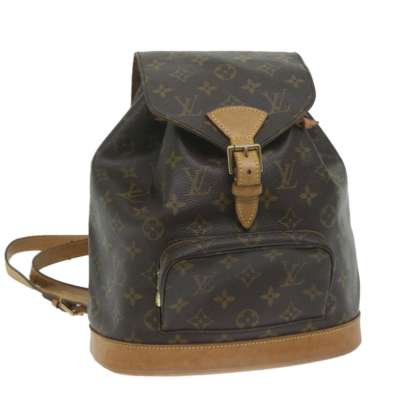 LOUIS VUITTON Monogram Montsouris MM Backpack M51136 LV Auth 64095 - Picture 1 of 16